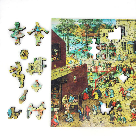 Large Format Wooden Jigsaw Puzzle with Uniquely Shaped Pieces for Seniors and Adults - 300 Pieces - Children's Games