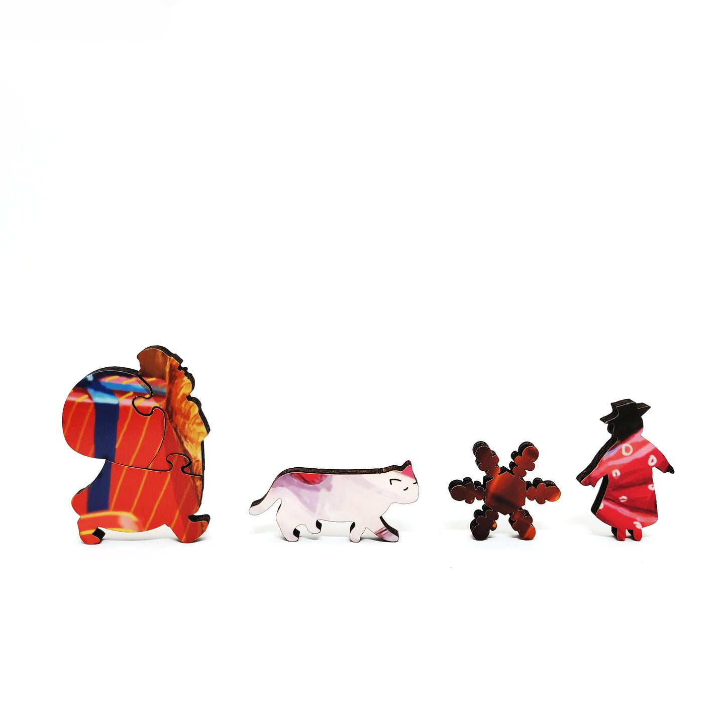 Wooden Jigsaw Puzzle with Uniquely Shaped Pieces for Adults - 465 Pieces - Christmas Gift