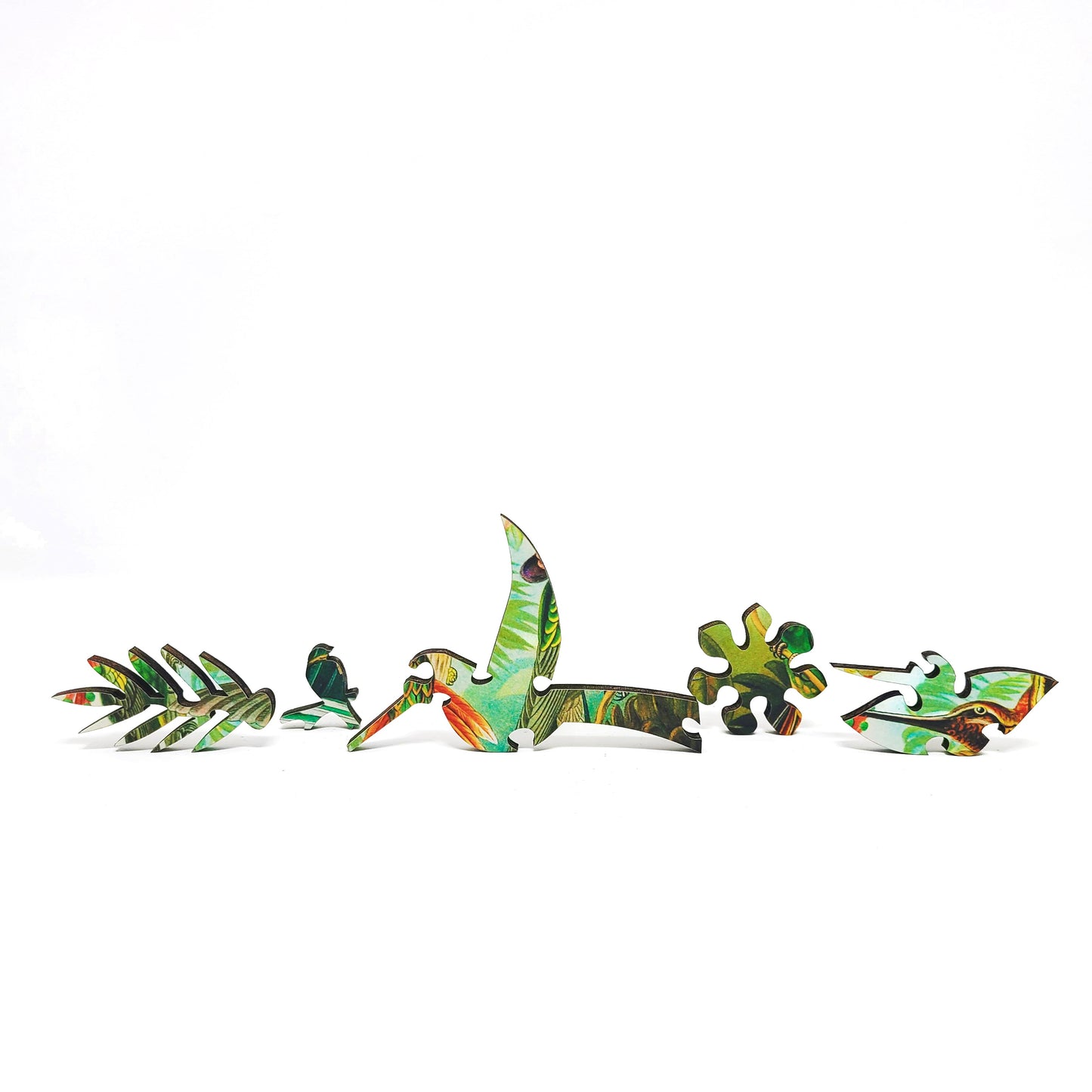Large Format Wooden Jigsaw Puzzle for Seniors and Adults - Uniquely Shaped Pieces  - 145 Pieces - Hummingbirds