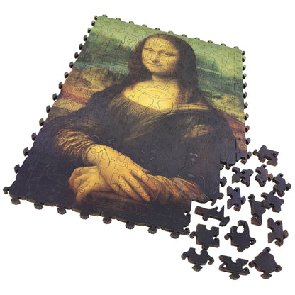 Wooden Jigsaw Puzzle for Adults - Uniquely Shaped Pieces - 220 Pieces - Mona Lisa