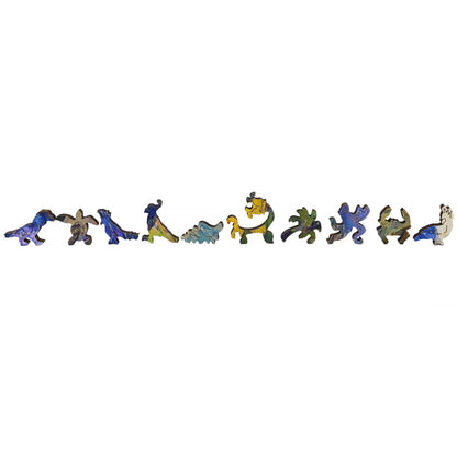 Wooden Jigsaw Puzzle for Adults - Uniquely Shaped Pieces - 310 Pieces - Tropical Landscape with Parrots