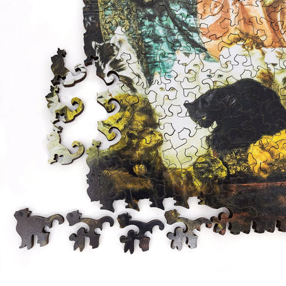Wooden Jigsaw Puzzle with Uniquely Shaped Pieces for Adults - 350 Pieces - My Wife's Lovers