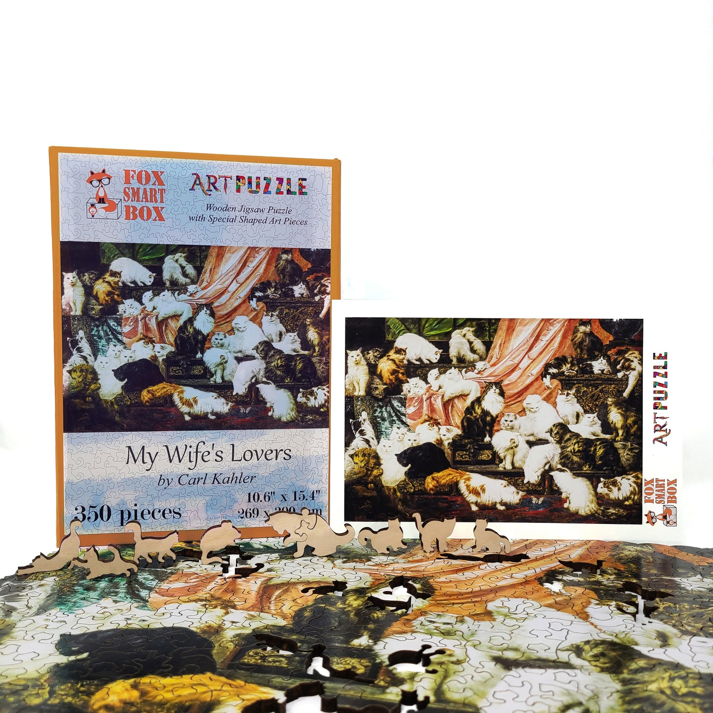 Wooden Jigsaw Puzzle with Uniquely Shaped Pieces for Adults - 350 Pieces - My Wife's Lovers