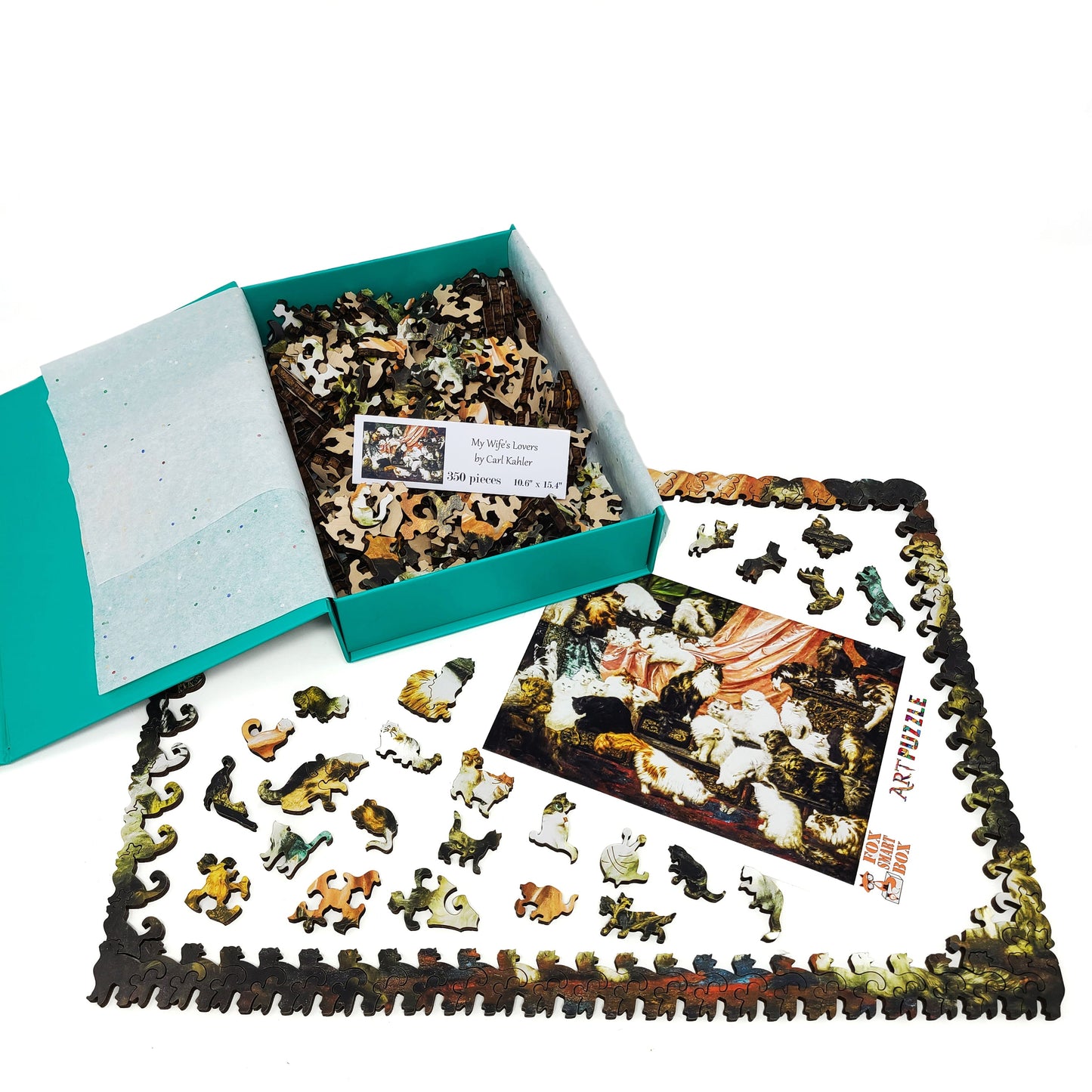 Wooden Jigsaw Puzzle with Uniquely Shaped Pieces for Adults - 350 Pieces - My Wife's Lovers