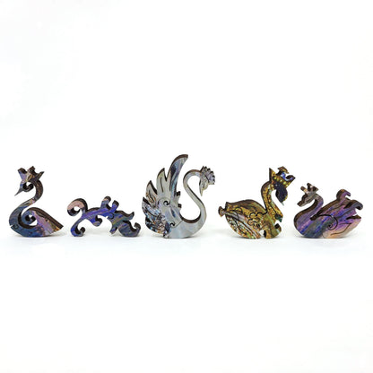 Wooden Jigsaw Puzzle with Uniquely Shaped Pieces for Adults - 400 Pieces - The Swan Princess