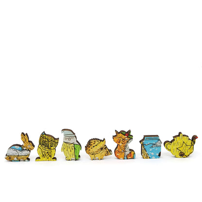 Wooden Jigsaw Puzzle with Uniquely Shaped Pieces for Adults - 385 Pieces - Visiting the Bear