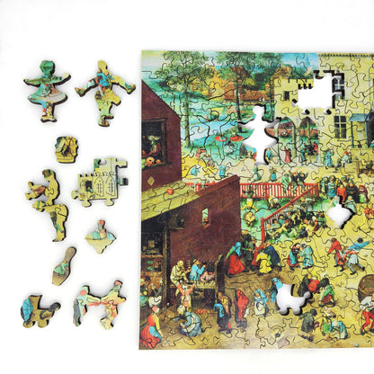 Large Format Wooden Jigsaw Puzzle with Uniquely Shaped Pieces for Seniors and Adults - 300 Pieces - Children's Games