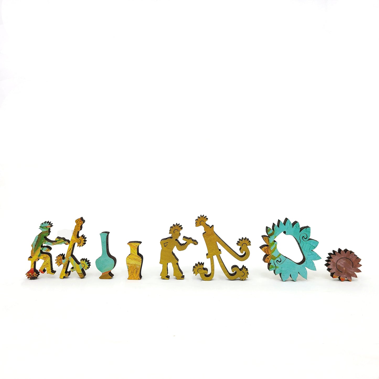 Wooden Jigsaw Puzzle with Uniquely Shaped Pieces for Adults - 170 Pieces - Sunflowers (3rd Version}