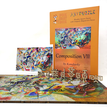 Wooden Jigsaw Puzzle for Adults - Geometric - 300 Pieces - Composition VII