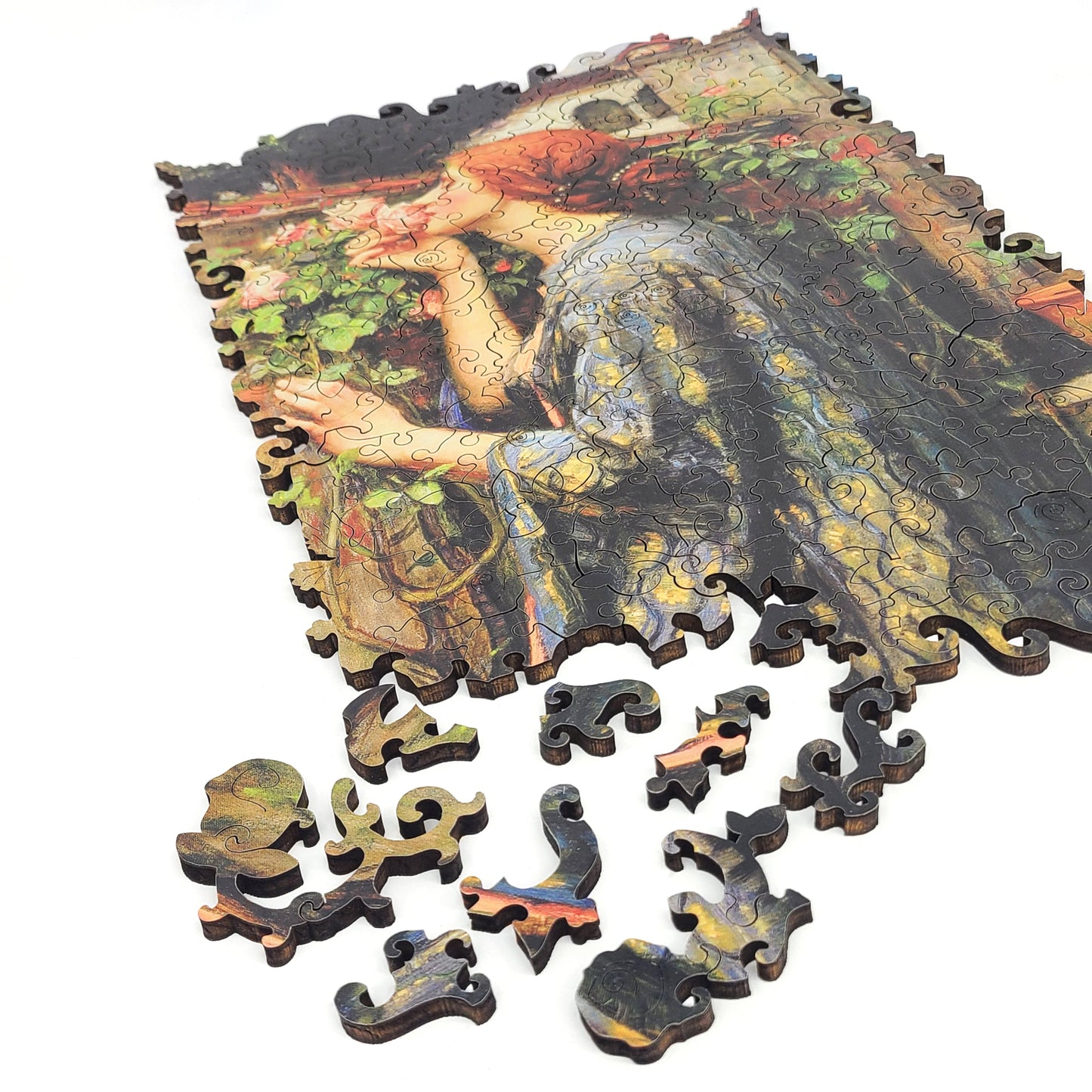 Large Format Wooden Jigsaw Puzzle for Seniors and Adults - Uniquely Shaped Pieces - 200 Pieces - The Soul of the Rose