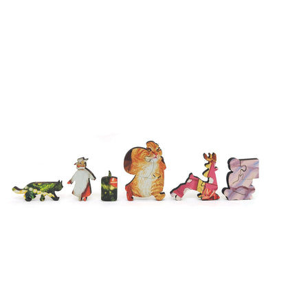 Wooden Jigsaw Puzzle with Uniquely Shaped Pieces for Adults - 235 Pieces - Christmas Gift