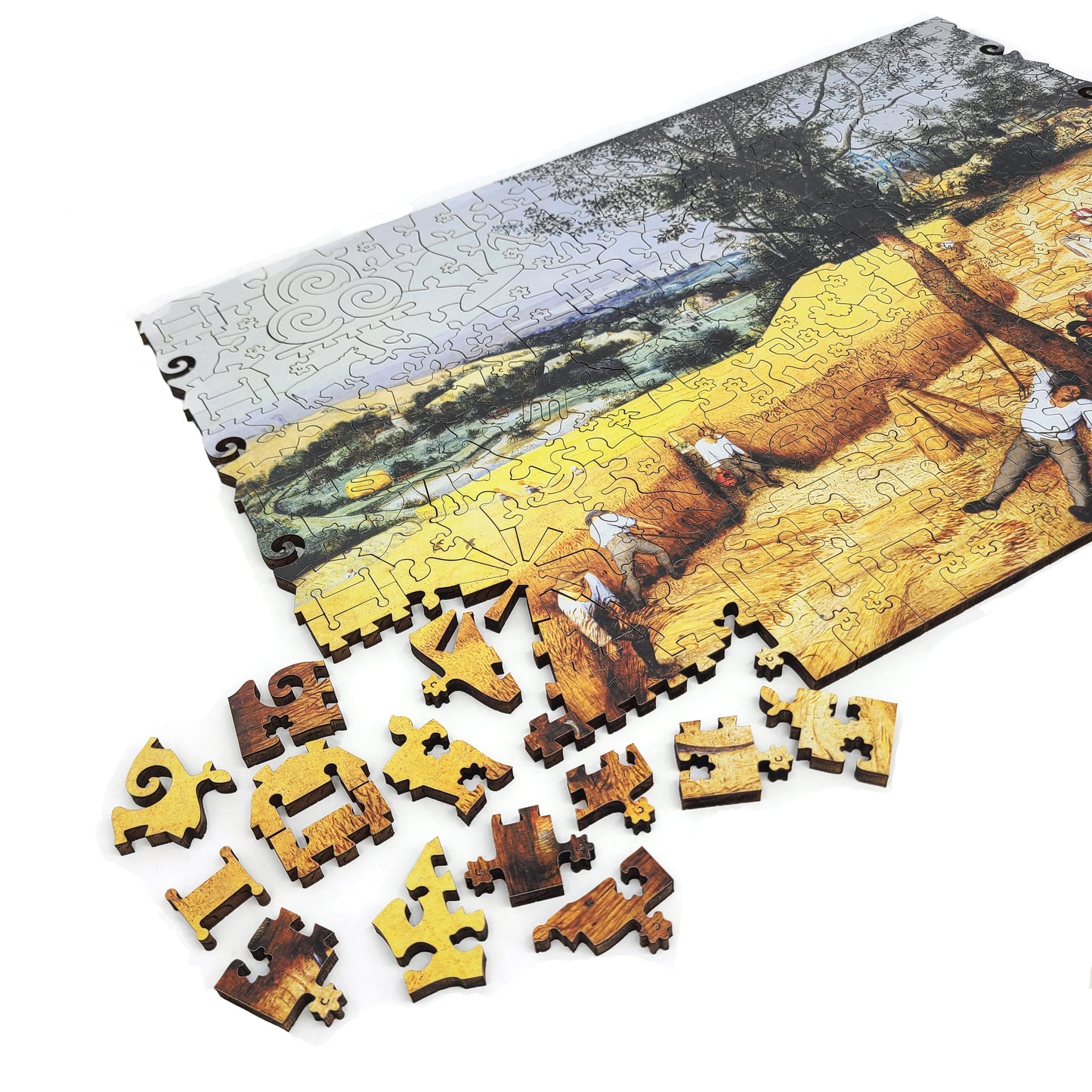 Wooden Jigsaw Puzzle with Uniquely Shaped Pieces for Adults - 280 Pieces - The Harvesters