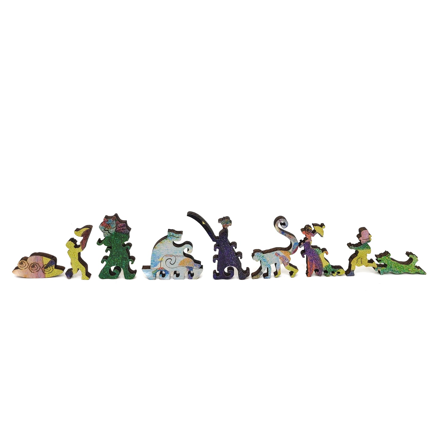 Wooden Jigsaw Puzzle with Uniquely Shaped Pieces for Adults - 440 Pieces - A Sunday Afternoon on the Island of La Grande Jatte