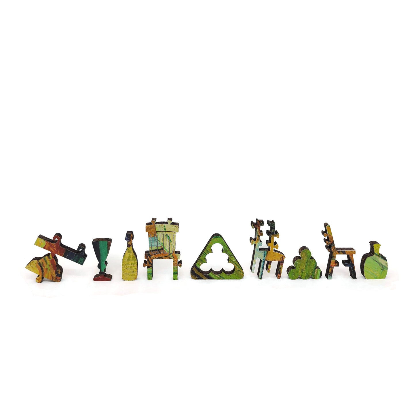 Wooden Jigsaw Puzzle with Uniquely Shaped Pieces for Adults - 330 Pieces - The Night Café