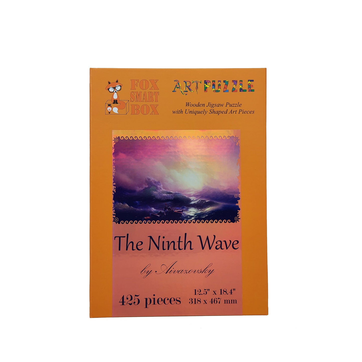 Wooden Jigsaw Puzzle with Uniquely Shaped Pieces for Adults - 425 Pieces - The Ninth Wave
