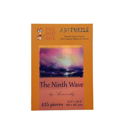 Wooden Jigsaw Puzzle with Uniquely Shaped Pieces for Adults - 425 Pieces - The Ninth Wave