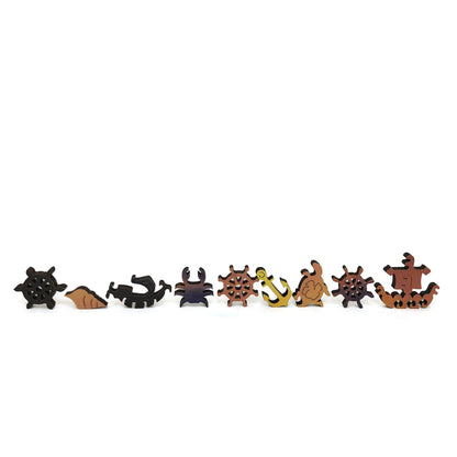 Wooden Jigsaw Puzzle with Uniquely Shaped Pieces for Adults - 425 Pieces - The Ninth Wave (digitally enhanced)