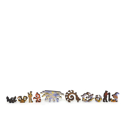 Wooden Jigsaw Puzzle with Uniquely Shaped Pieces for Adults - 440 Pieces - Starrucca Viaduct, Pennsylvania