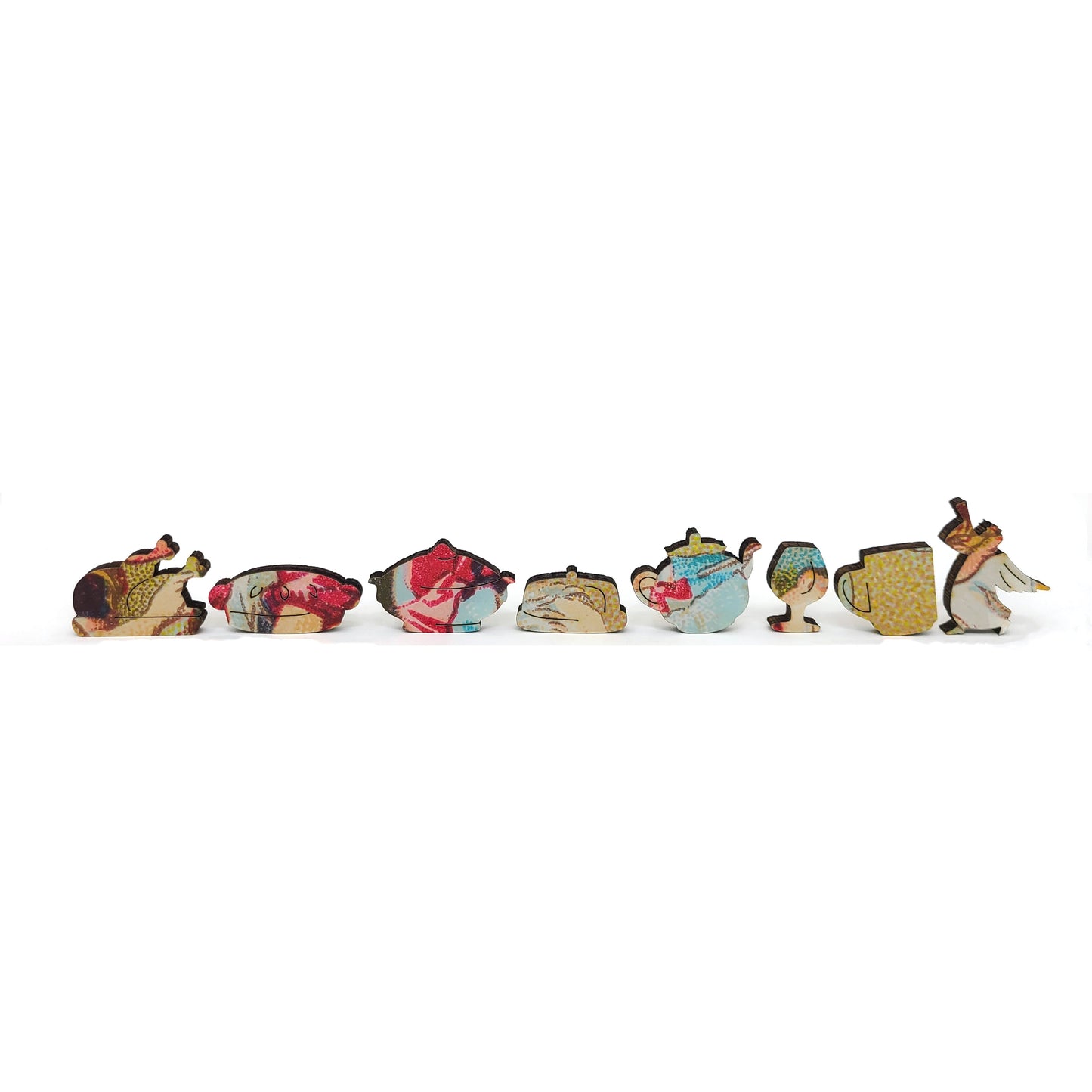 Wooden Jigsaw Puzzle for Adults - Uniquely Shaped Pieces  - 205 Pieces - We all wish you a merry Christmas