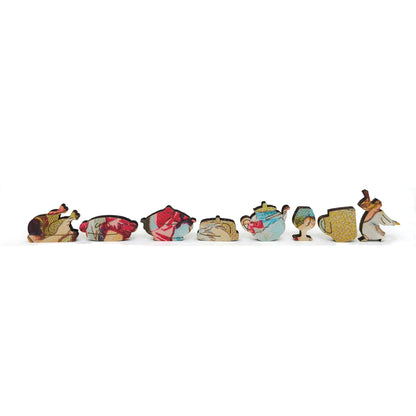 Wooden Jigsaw Puzzle for Adults - Uniquely Shaped Pieces  - 205 Pieces - We all wish you a merry Christmas