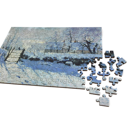 Wooden Jigsaw Puzzle for Adults - Uniquely Shaped Pieces  - 210 Pieces - The Magpie