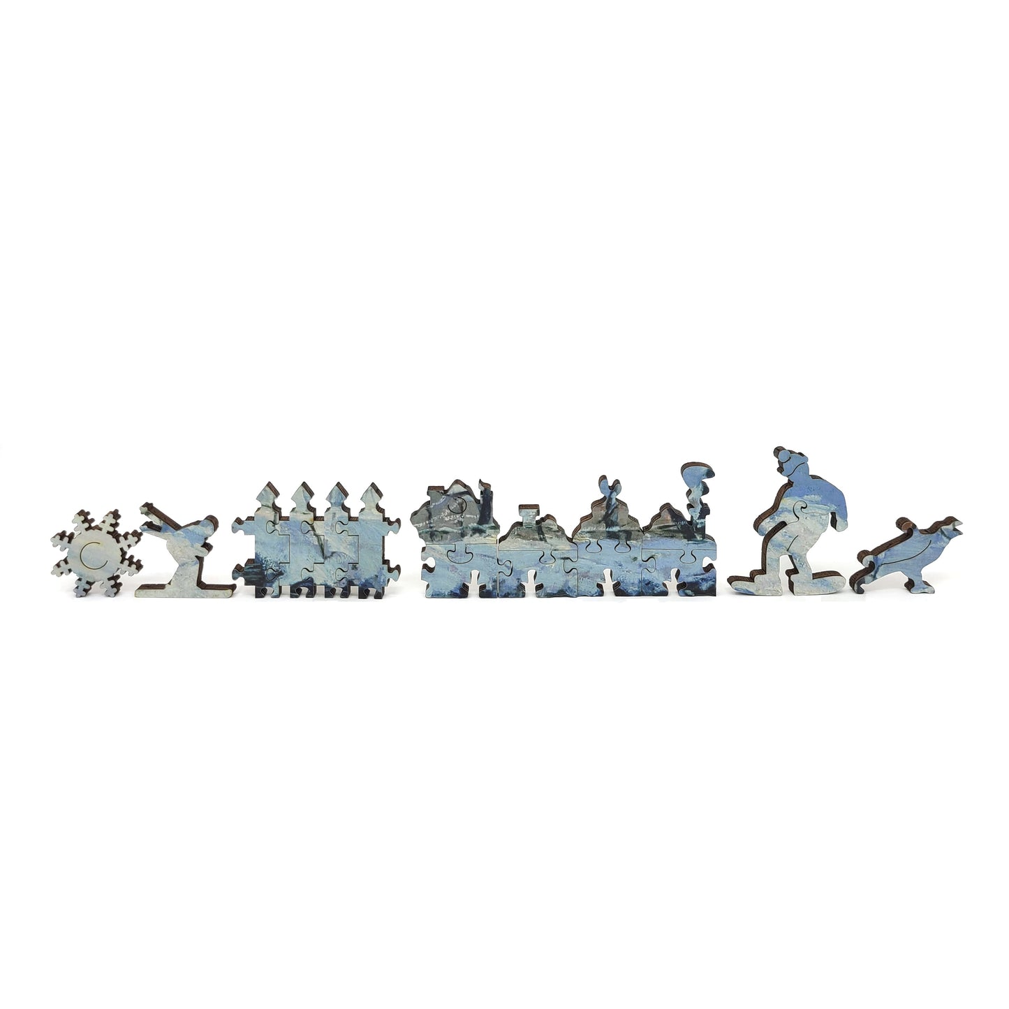 Wooden Jigsaw Puzzle for Adults - Uniquely Shaped Pieces  - 210 Pieces - The Magpie