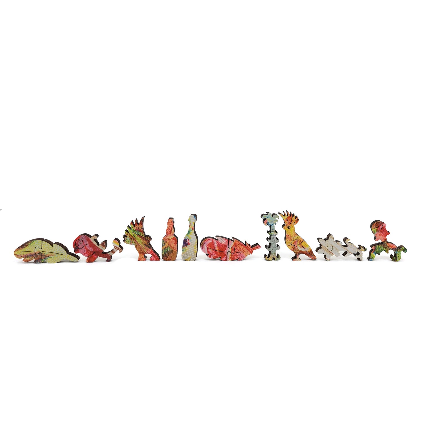 Wooden Jigsaw Puzzle for Adults - Uniquely Shaped Pieces  - 305 Pieces - Florida Water