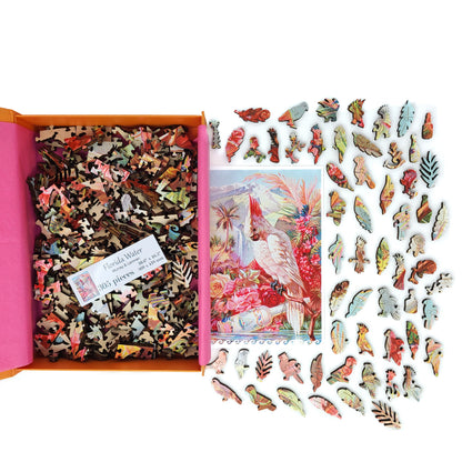 Wooden Jigsaw Puzzle for Adults - Uniquely Shaped Pieces  - 305 Pieces - Florida Water
