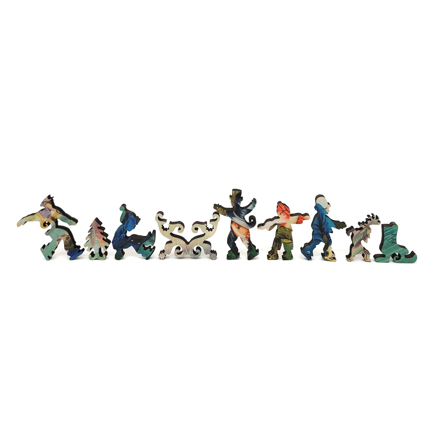 Large Format Wooden Jigsaw Puzzle with Uniquely Shaped Pieces for Seniors and Adults - 255 Pieces - A Merry Christmas