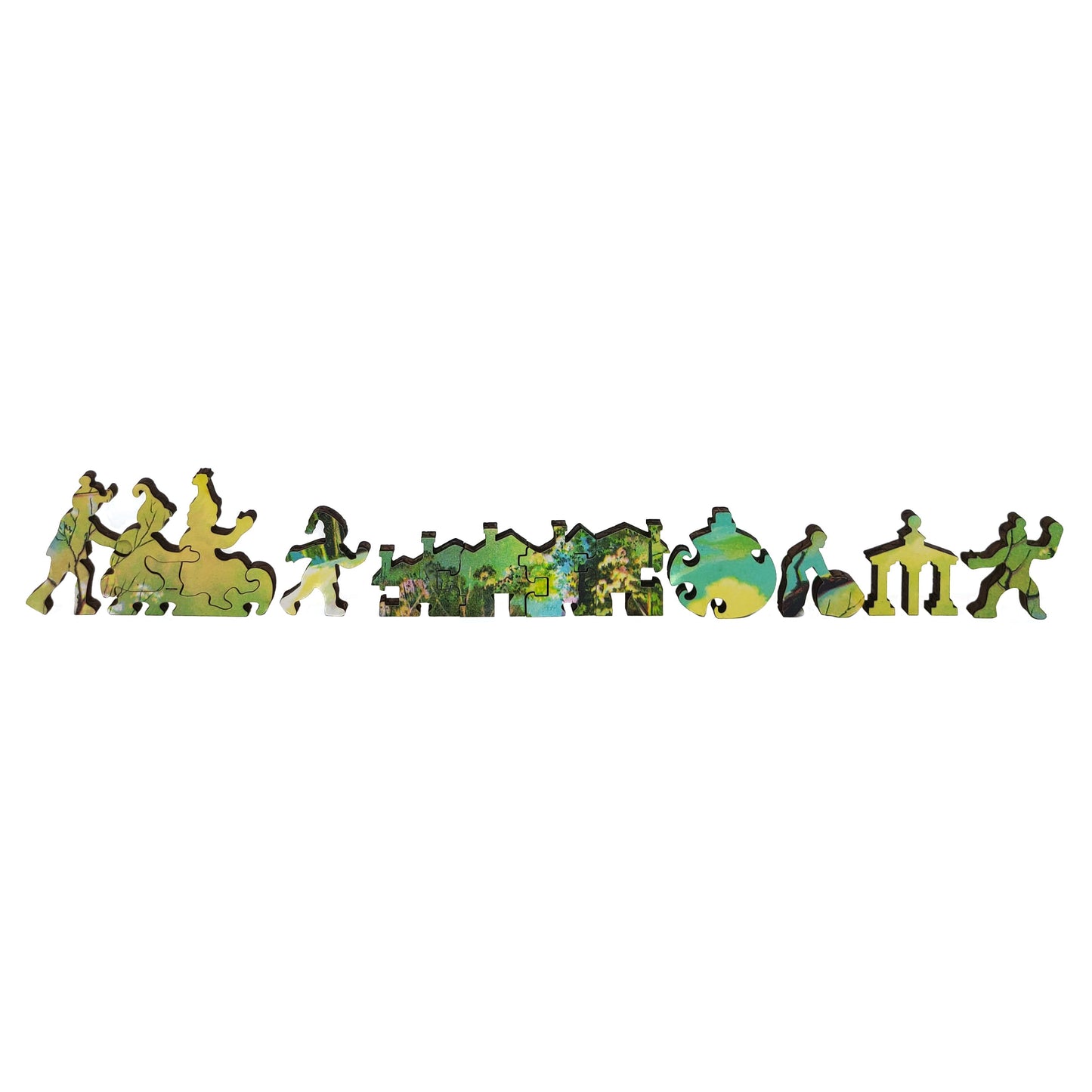 Wooden Jigsaw Puzzle for Adults - Uniquely Shaped Pieces - 212 Pieces - American Winter Life