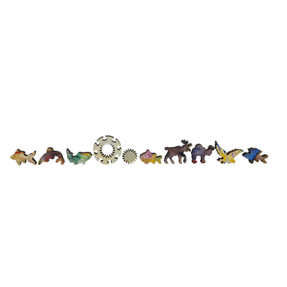 Wooden Jigsaw Puzzle for Adults - Uniquely Shaped Pieces - 323 Pieces - The Sun