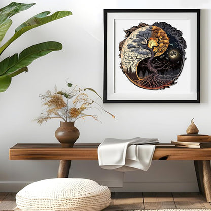Wooden Puzzles for Adults, Tree of Life Wood Puzzles 200 Pieces, Irregular Animal Shaped Unique Wooden Jigsaw Puzzles, Creative Ghristmas Gift for Teenagers and Adults