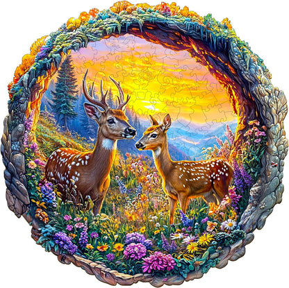 Wooden Puzzles for Adults - Crimson Dragon Wooden Jigsaw Puzzle - Unique Shape 3D Vision Wood Puzzles Adult - Christmas Birthday Gifts for Adults/Friends/Family - 295pcs 13.4 * 13.4in