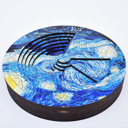 Beautiful 7-layer puzzle, worthy of collection, limited quantity Hardest Jigsaw Puzzle, Impossible adult Vincent Van Gogh Starry Night