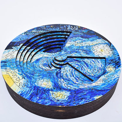 Beautiful 7-layer puzzle, worthy of collection, limited quantity Hardest Jigsaw Puzzle, Impossible adult Vincent Van Gogh Starry Night
