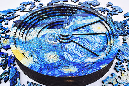 Beautiful 7-layer puzzle, worthy of collection, limited quantity Hardest Jigsaw Puzzle, Impossible adult Vincent Van Gogh Starry Night