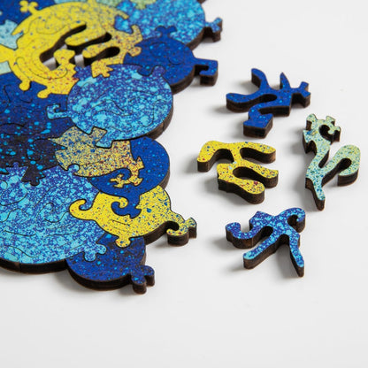 Baffling Bubbles Puzzle - challenging wood jigsaw puzzle Chris Yates collaboration