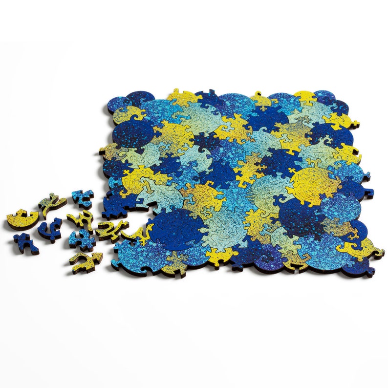 Baffling Bubbles Puzzle - challenging wood jigsaw puzzle Chris Yates collaboration