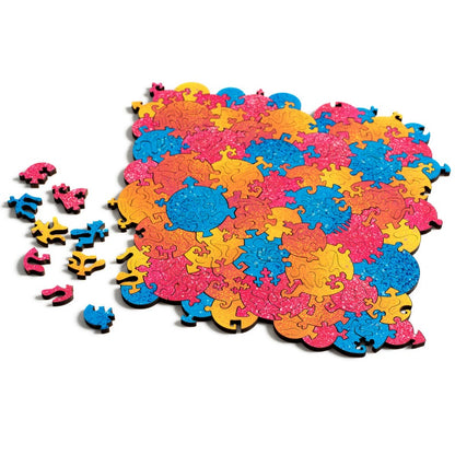 Baffling Bubbles Puzzle - challenging wood jigsaw puzzle Chris Yates collaboration