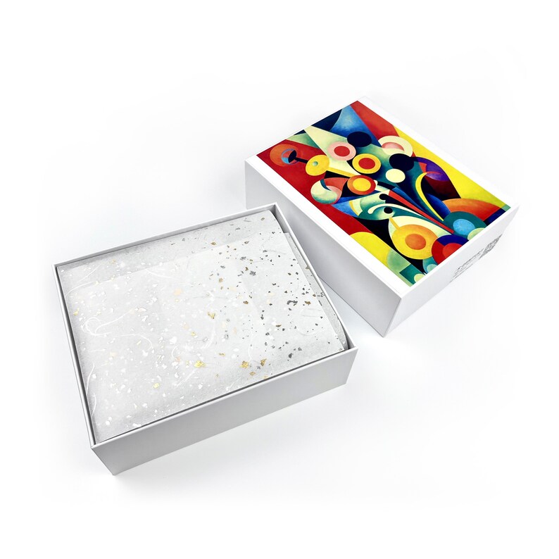 Flowers Wooden Jigsaw Puzzle: Unique Abstract Cut, Gemturt Art Gift
