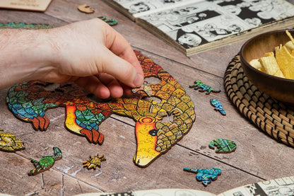 Jigsaw Puzzle for Adults XL 330 Piece (18.1”x12”) – Pangolin Wooden Jigsaw Puzzles for Adults by The Puzzled Tree…