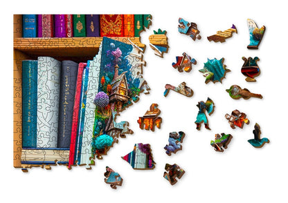 Wooden Puzzle Enchanted Tales - 1000 Piece Wooden Puzzle - Unique Unusual Jigsaw Puzzles with Shaped Pieces by Wooden.City