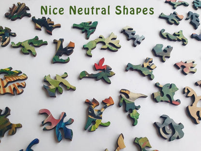 Wooden Jigsaw Puzzles For Adults - Hummingbirds (250-500 pieces) - Nature Puzzle for Kids - Gifts for Women, wedding - Board Game #56