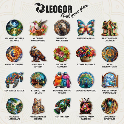 Extra-Thick 5mm Wooden Puzzle for Adults – 500 Pieces | Wood Puzzles Adult with Unique Hand-Shaped Pieces, Glorious Hummingbird
