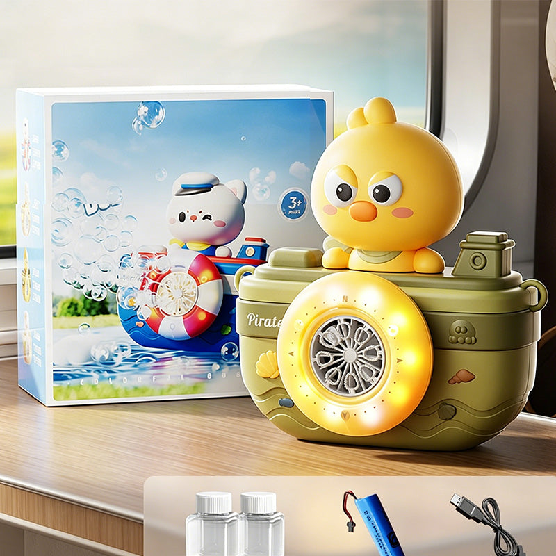 ⛵ Loďka s mořskými zvířátky a bublinkovačem – Skladem & platba na dobírku